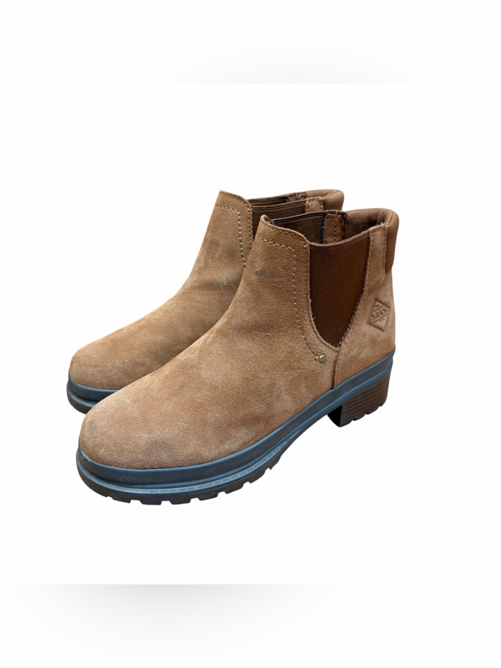 Muck Boot Company Men's size 8 Suede Chelsea Ankle Boots in Brown